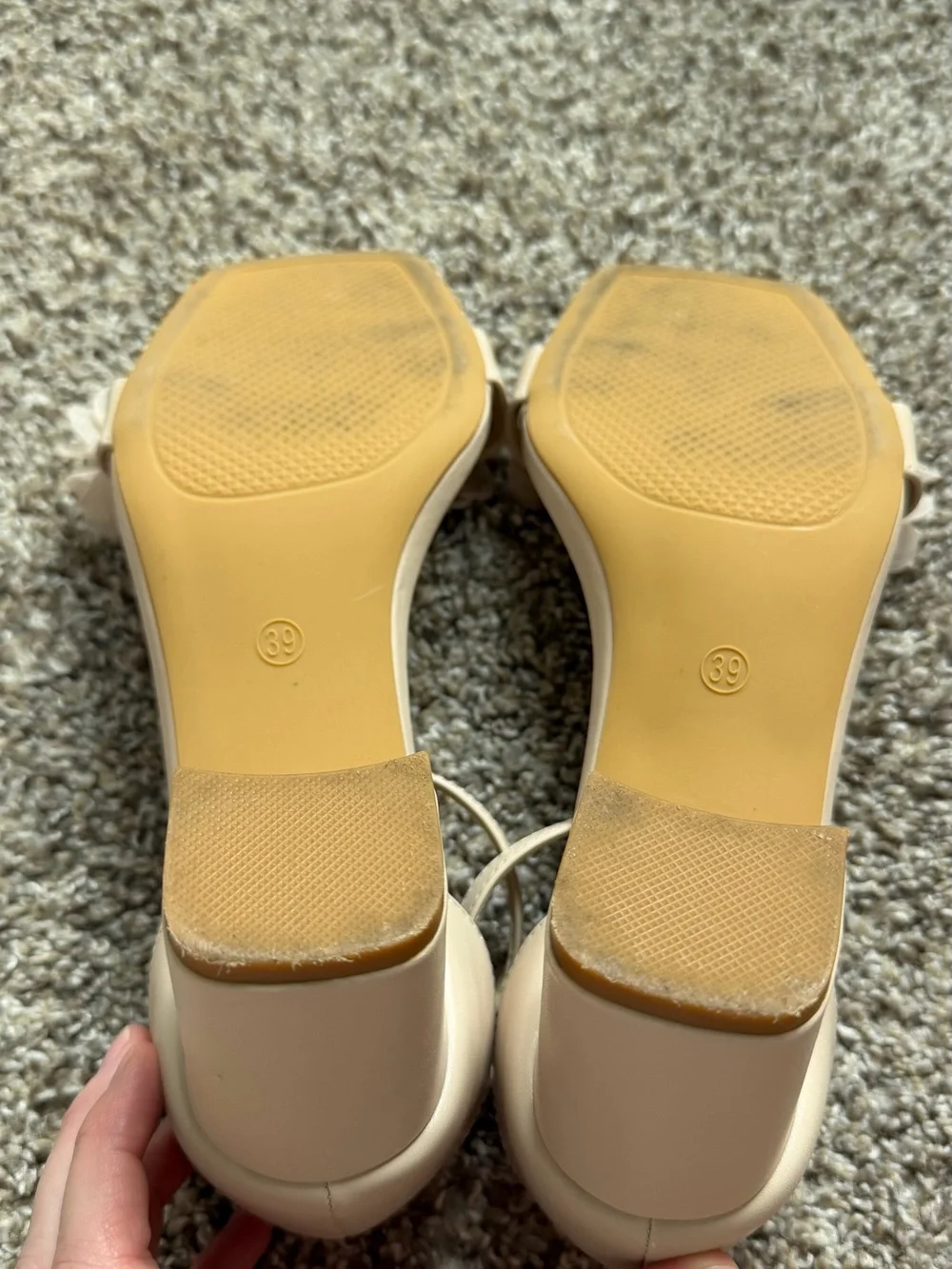 Women's Blush Floral Ankle-Strap Sandals